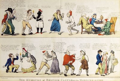 Caricature depicting the 5th Duke of Rutland